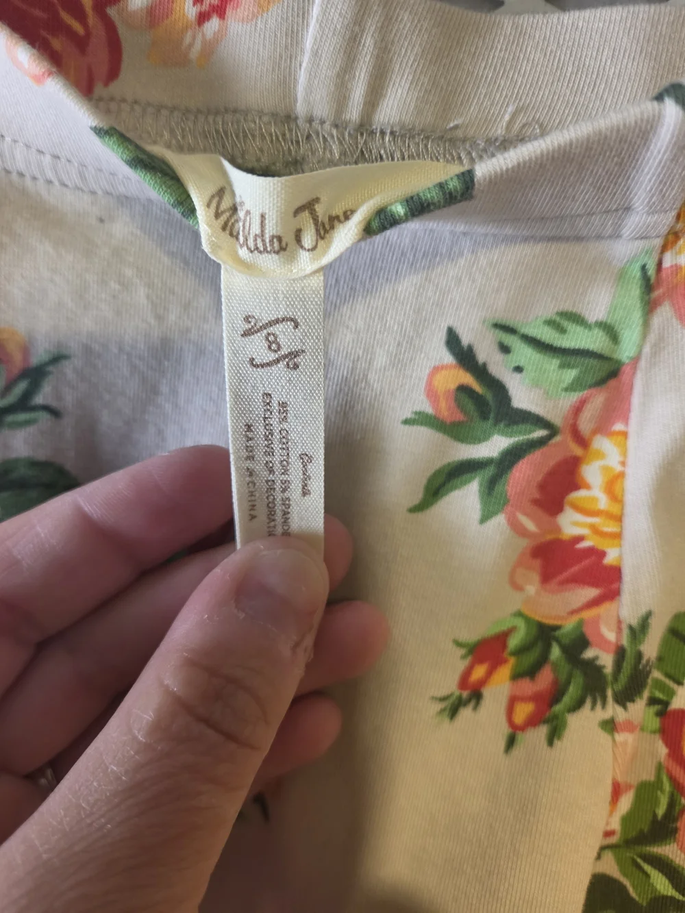 Matilda Jane Girls Floral Lime Green and Cream Matching Set